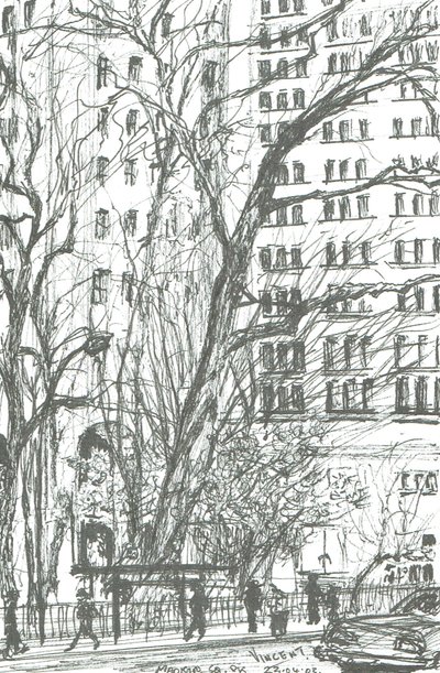 Madison Square park New York, 2003 av Vincent Alexander Booth