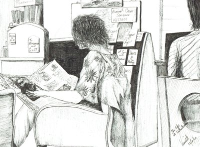 Lesing i Waterstones bokhandel Manchester, 2007 av Vincent Alexander Booth