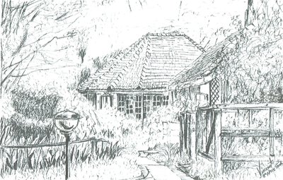 Rommene på hotellet, Lake Naivasha, 2006 av Vincent Alexander Booth