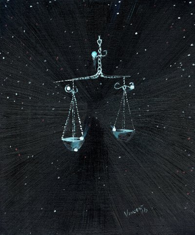 Stjernetegn Libra, 2016, av Vincent Alexander Booth