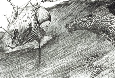 Storm Creators Atlantic, 2012, (blekk på papir) av Vincent Alexander Booth