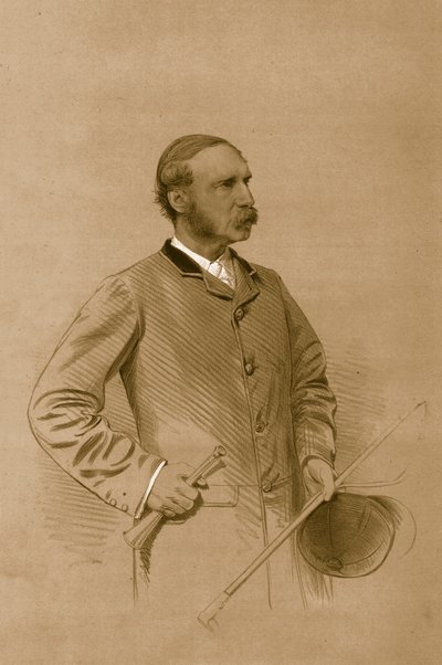 The Hon. Ralph Pelham Nevill, 1879. av Vincent Brooks Day and Son