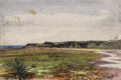Two Hundred Miles East of Bascom, 1. mai 1869 (akvarell på papir) av Vincent Colyer