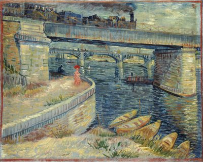 Broer over Seinen ved Asnières, 1887. av Vincent van Gogh
