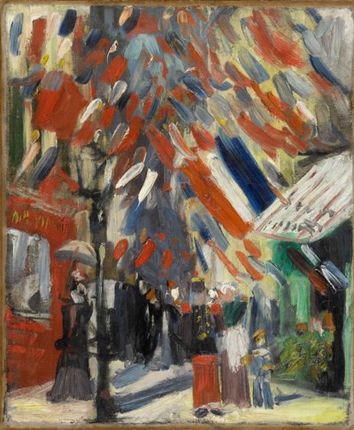 14. juli-festen i Paris 14. juli i Paris, 1886. av Vincent van Gogh