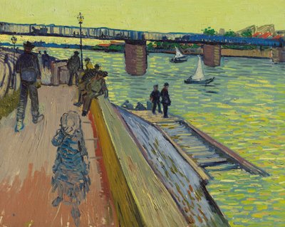 Trinquetaille-broen, 1888. av Vincent van Gogh