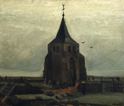 Det gamle tårnet, 1884. av Vincent van Gogh