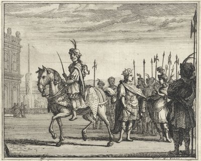Tjener til hest og konge til fots av Vincent Laurensz. van der Vinne (II)
