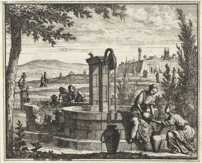 Kvinner ved en brønn av Vincent Laurensz. van der Vinne (II)