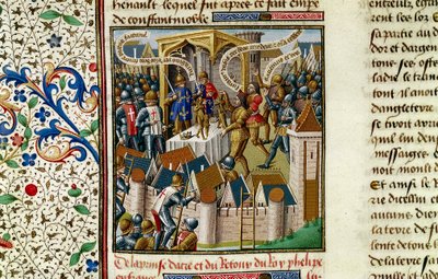 Capture of Acre, c1191, 1400-tallet av Vincent of Beauvais