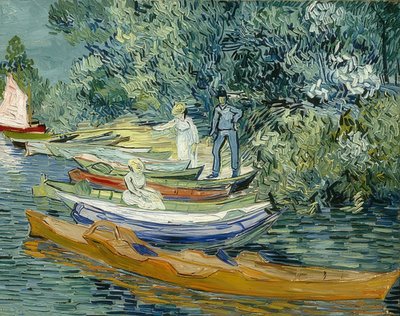 På bredden av Oise i Auvers. 1890 av Vincent van Gogh
