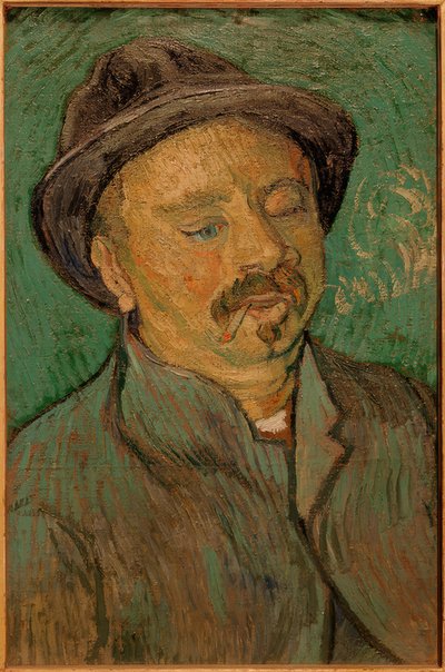 Portrett av en enøyd mann av Vincent van Gogh
