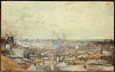 Utsikt over Paris fra Montmartre av Vincent van Gogh