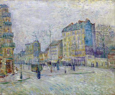 Boulevard de Clichy - bilde av Vincent Van Gogh (1853-1890) - Olje på lerret 1887 - Van Gogh-museet, Amsterdam av Vincent van Gogh