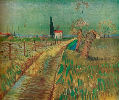Cottage Among Fields, c1890 av Vincent van Gogh