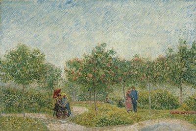 Frier til par i Voyer dArgenson-parken i Asnières, 1887 av Vincent van Gogh