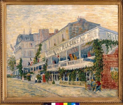 Das Restaurant de la Sirène i Asnières av Vincent van Gogh