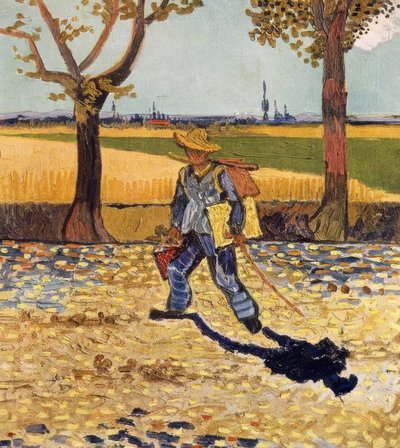 Maleren på vei til jobb av Vincent van Gogh