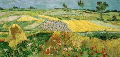 Auvers-sletten av Vincent van Gogh