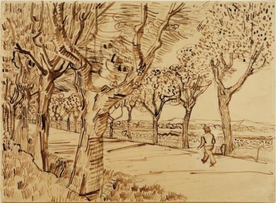 Veien til Tarascon av Vincent van Gogh