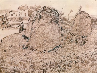 Haugen med halm av Vincent van Gogh