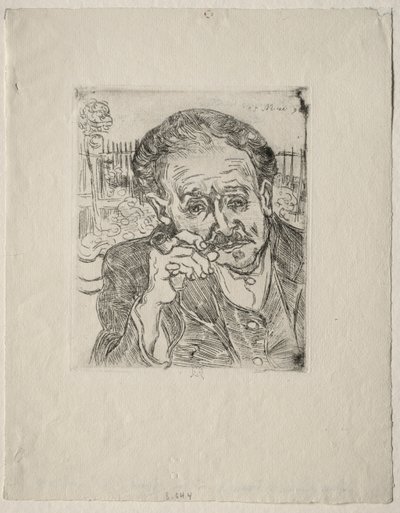 Dr. Gachet, 1890. av Vincent van Gogh