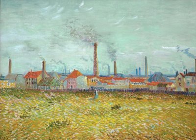 Fabrikker i Asnières sett fra Quai de Clichy av Vincent van Gogh