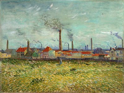 Fabrikker på Clichy av Vincent van Gogh