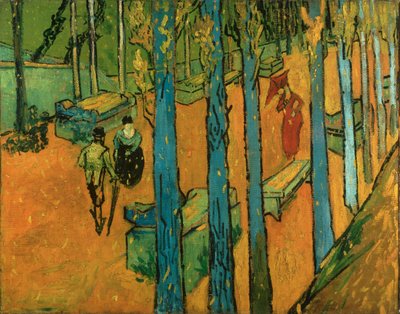 Fallende høstløv (Les Alyscamps) av Vincent van Gogh