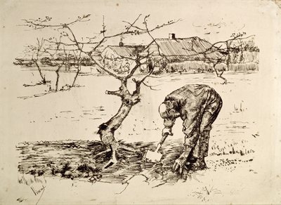I frukthagen 1883 av Vincent van Gogh