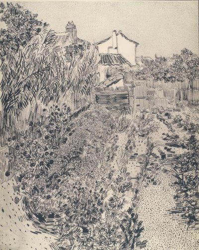 Liten hyttehage av Vincent van Gogh