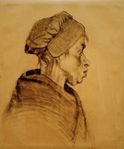Hodet til en kvinne av Vincent van Gogh