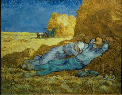 Middagspausen eller siestaen av Vincent van Gogh