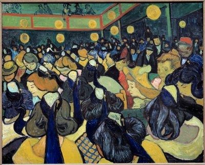 La salle de danse a Arles-maleri av Vincent Van Gogh (1853-1890) 1888 Søn. 0,65x0,81 m Paris, musee d