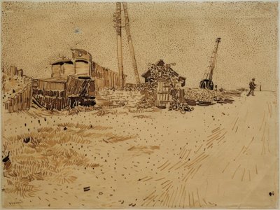 Lagringsplass for jernbane av Vincent van Gogh
