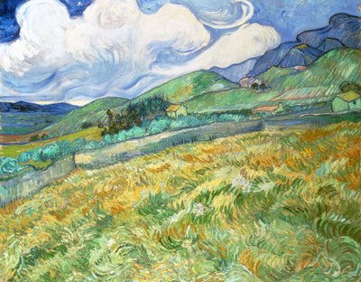 Landskap fra Saint-Remy av Vincent van Gogh