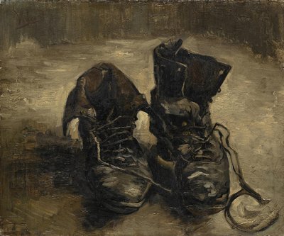 ""De svarte støvlene"" eller ""De gamle skoene"" Maleri av Vincent van Gogh (1853-1890). 1886. Vincent Van Gogh-museet. Amsterdam. av Vincent van Gogh