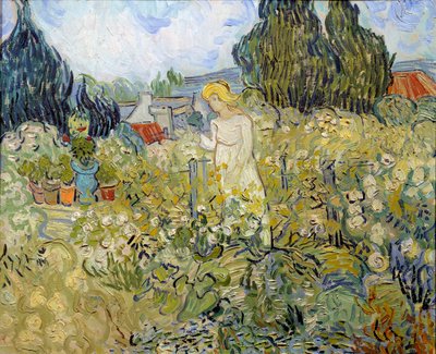 Mademoiselle Gachet i hagen hennes i Auvers sur Oise (Auvers-Sur-Oise) Maleri av Vincent van Gogh (1853-1890) 1890 Søn. 0,46 x 0,55 m Paris, Orsay-museet av Vincent van Gogh