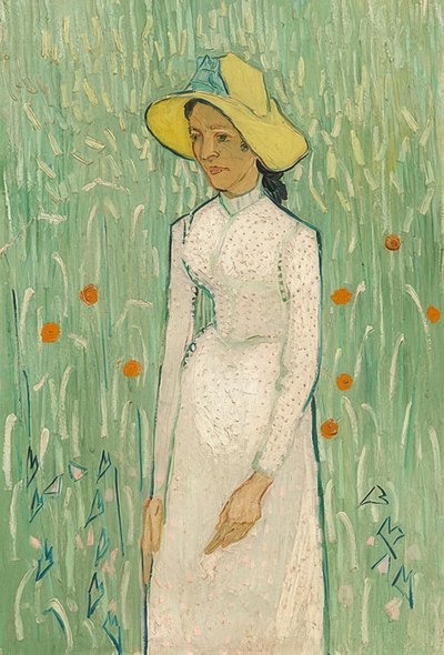 Jente i hvitt. 1890 av Vincent van Gogh