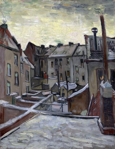 ""Hus sett fra baksiden"" (Hus sett fra baksiden) Maleri av Vincent van Gogh (1853-1890) 1885 Dim 44x33,5 cm Van Gogh Museum, Amsterdam av Vincent van Gogh