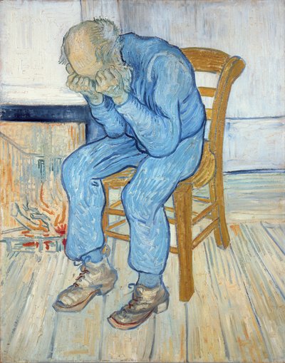 Old Man in Sorrow (På evighetens terskel) 1890 av Vincent van Gogh