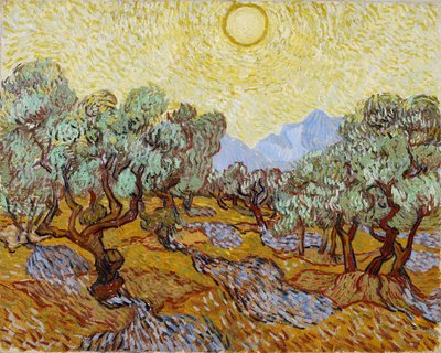 Oliventrær av Vincent van Gogh