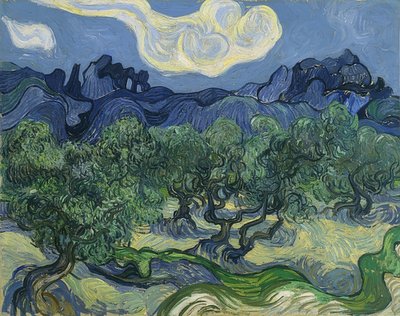 Oliventrær. 1889 av Vincent van Gogh