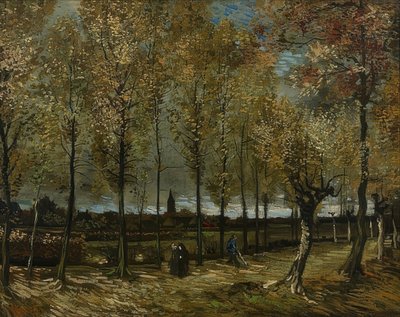 Popler nær Nuenen. 1885 av Vincent van Gogh