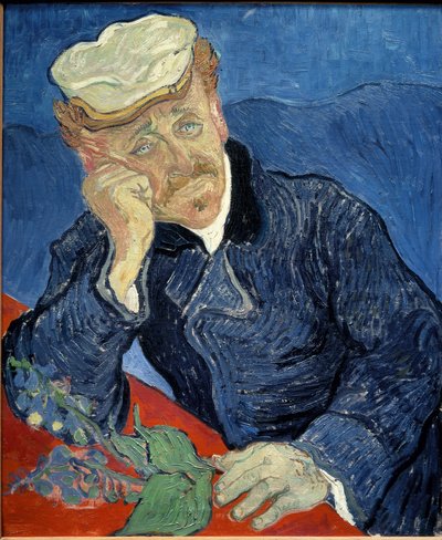 Portrett av doktor Paul Gachet - olje på lerret av Vincent van Gogh