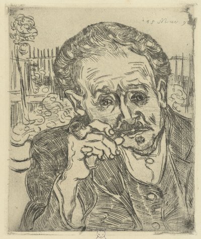 Portrett av Dr Gachet av Vincent van Gogh