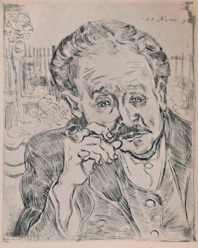Portrett av Dr. Gachet, ca. 1890, 1946 av Vincent van Gogh