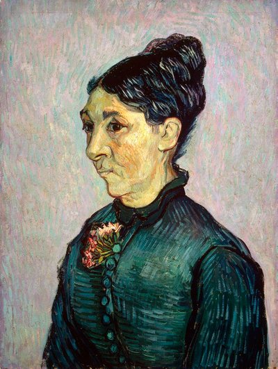 Portrett av Madame Jeanne Lafuye Trabuc, 1889. av Vincent van Gogh