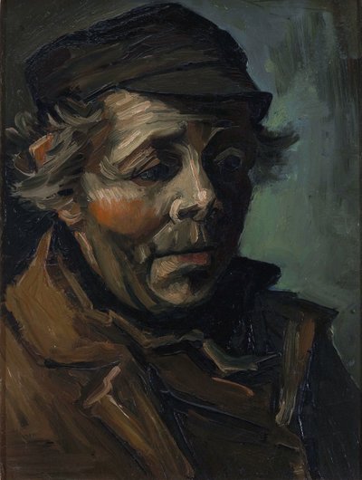 Portrett av en bonde: studie til «Potetspiserne»  av Vincent van Gogh