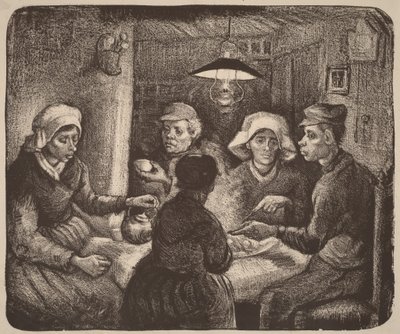 Potetspiserne av Vincent van Gogh